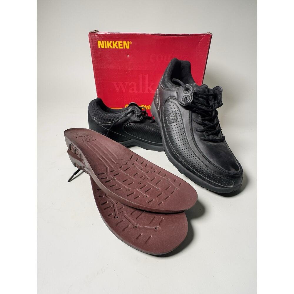 Nikken CardioStrides Ultra Weighted Toning Shoes Women’s Size 9 Black